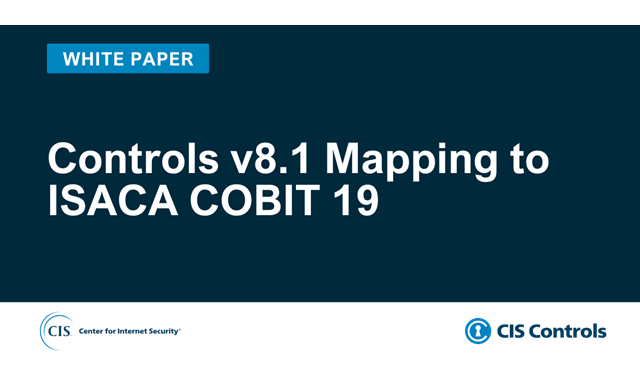 Mapping to ISACA